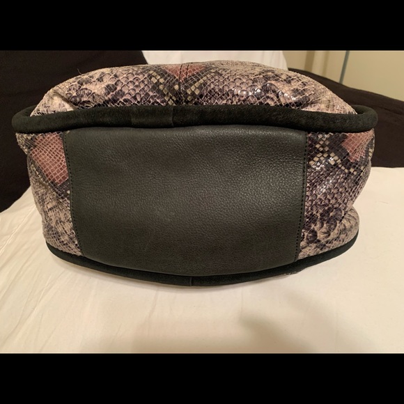Aimee Kestenberg Python Leather Multicolored Handbag - Picture 7 of 8